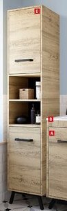 Brico Dépôt LADOGA Colonne imitation bois offre