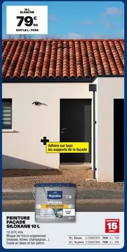 Brico Dépôt Peinture façade siloxane offre