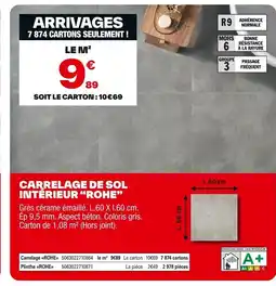 Brico Dépôt ROHE Carrelage de sol intérieur offre