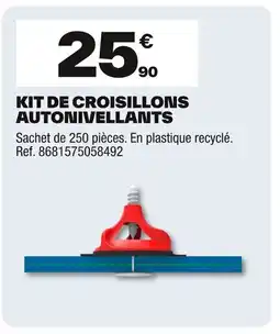 Brico Dépôt Kit de croisillons autonivellants offre