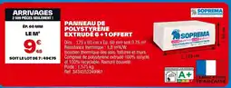 Brico Dépôt Panneau de polystyrene offre