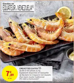 Intermarché Crevettes cuites offre