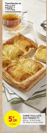 Intermarché Carré feuilleté aux pommes offre