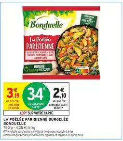 Intermarché BONDUELLE La poêlée parisienne surgelée offre
