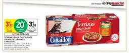 Intermarché CANAILLOU Terrines pour chat adulte viandes et légumes offre