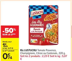 Carrefour LUSTUCRU Riz offre