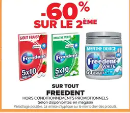 Carrefour FREEDENT Sur tout offre