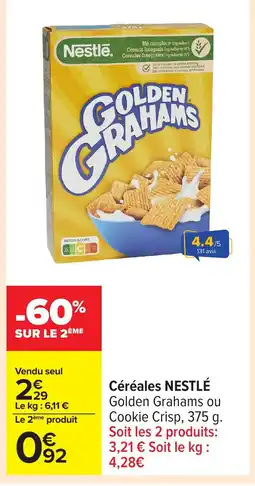 Carrefour NESTLÉ Céréales offre