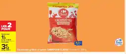 Carrefour CARREFOUR CLASSIC Cacahuètes grillées et salées offre