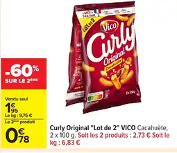 Carrefour VICO Curly Original Lot de 2 offre
