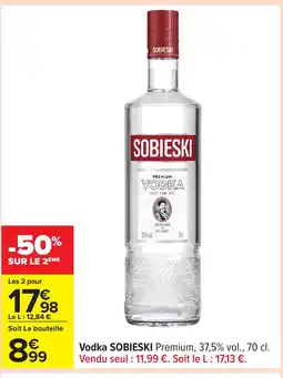 Carrefour SOBIESKI Vodka offre