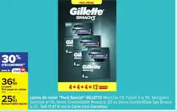 Carrefour GILLETTE Lames de rasoir offre