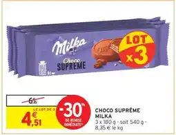 Intermarché CHOCO SUPRÊME Milka offre