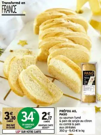 Intermarché Paso préfou ail offre