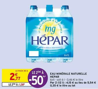 Hepar eau minérale naturelle