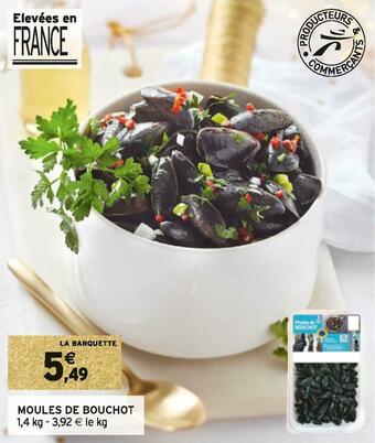 Intermarché Moules de bouchot offre
