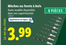 Lidl Mèches ou forets à bois offre