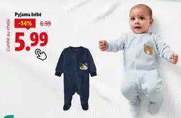 Lidl Pyjama bébé offre
