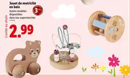 Lidl Jouet de motricité en bois offre