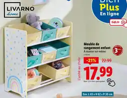 Lidl LIVARNO Meuble de rangement enfant offre