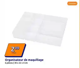 Action Organisateur de maquillage offre