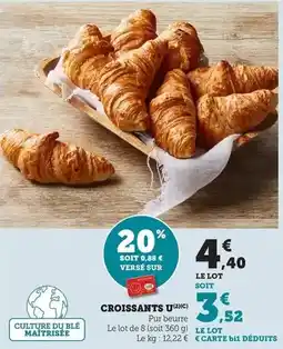 Maximarché Croissants offre