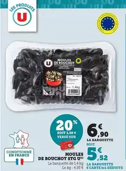 Maximarché Moules de bouchot offre