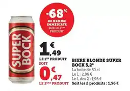 Maximarché Biere blonde offre