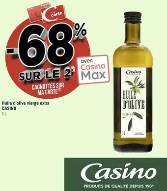 Géant Casino Casino huile d’olive vierge extra offre