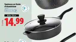 Lidl Sauteuse en fonte d'aluminium offre