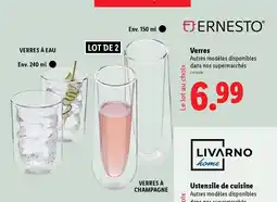 Lidl ERNESTO Verres offre