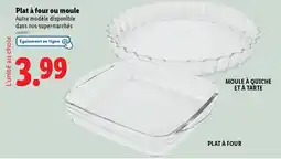 Lidl Plat à four ou moule offre
