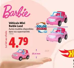 Lidl Barbie Véhicule mini barbie land offre