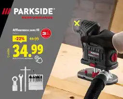 Lidl Parkside Affleureuse sans fil offre