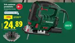 Lidl Parkside Scie sauteuse pendulaire offre