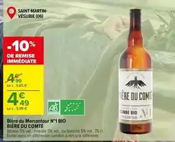 Carrefour Market Bière du mercantour n°4 bio offre