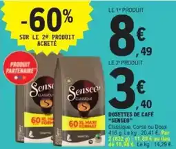 E.Leclerc Senseo - dosettes de café offre