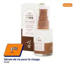 Action Sérum de riz pour le visage offre