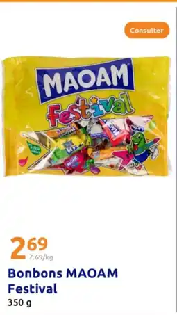 Action MAOAM Bonbons Festival offre