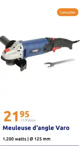 Action VARO Meuleuse d'angle offre