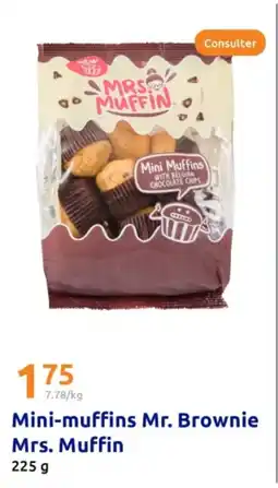 Action MRS. MUFFIN Mini-muffins Mr. Brownie offre