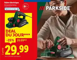Lidl Parkside Rabot électrique offre