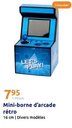 Action Mini-borne d'arcade rétro offre