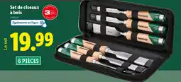 Lidl Parkside Set de ciseaux à bois offre