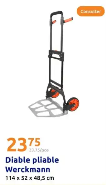 Action WERCKMANN Diable pliable offre
