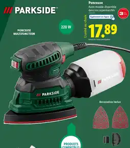 Lidl Parkside Ponceuse offre