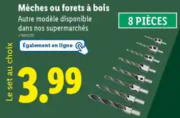 Lidl Parkside Mèches ou forets à bois offre