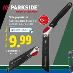 Lidl Parkside Scie japonaise offre