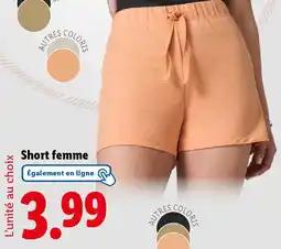 Lidl Esmara Short femme offre