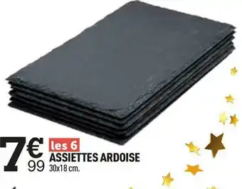 Centrakor Assiettes ardoise offre